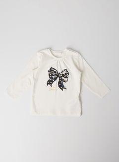 Buy Baby Printed T-Shirt Snow White Dark Sapphire in UAE