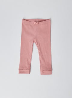 Buy Baby Solid Leggings Blush in UAE