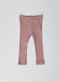 Buy Baby Solid Leggings Woodrose in UAE