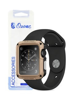 Buy Shock-Proof Design Case Compatible With Apple Watch Series 6/5/4/SE Gold in UAE