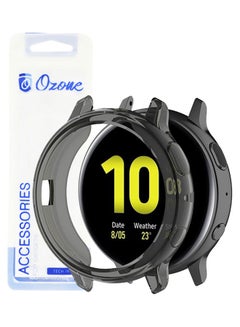 اشتري Transparent Cover Shockproof Scratch-Resist Frame Case For Samsung Galaxy Watch 3 45ملليمتر أسود في الامارات