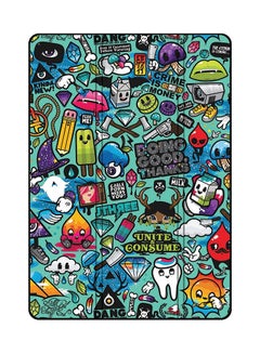 Buy Protective Flip Cover Case For Samsung Galaxy Tab S6 Lite 10.4-Inch 2020 Kids Doodle in UAE