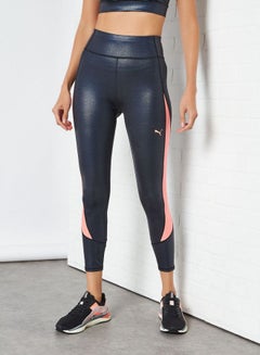 Buy Train Pearl High Waist 7/8 Leggings Black/Nrgy Peach in Saudi Arabia