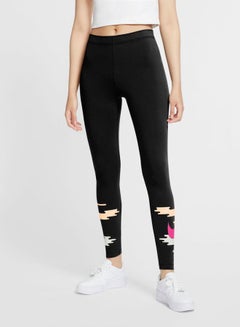 Buy NSW Icon Clash Leggings Black/Beige/Pink in Saudi Arabia