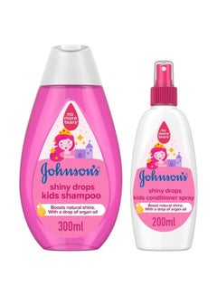 Buy Shiny Drops Kids Shampoo + Conditioner Spray 200ml in Saudi Arabia