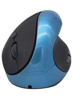 Buy Optical Vertical  Ergonomic Wireless Mouse Blue in Saudi Arabia