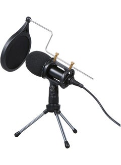 Buy Wired Condenser Microphone Black in UAE