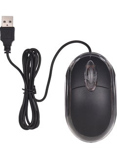 Buy 3D USB Optical Mouse Black in Saudi Arabia
