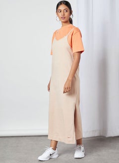 Buy Jersey Cami Dress Beige/Orange in Egypt