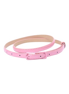 Buy PU Leather Belt Pink in Saudi Arabia