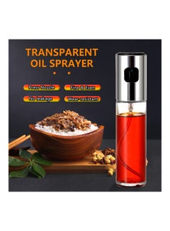 Buy Transparent Olive Oil Sprayer Clear 4.50 x 4.50 x 0.23cm in Egypt