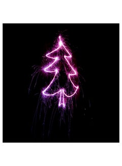 Buy Christmas Tree Vinyl Self Adhesive Wall Sticker Multicolor 60x45cm in Egypt