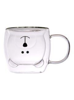 Buy Double Wall Glass Mugs multicolour 230mm in Saudi Arabia