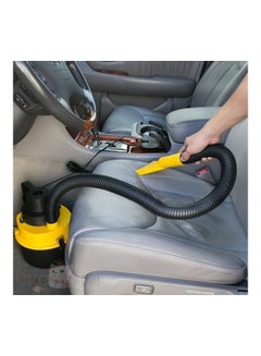 Buy Mini Wet And Dry Canister Car Vacuum Cleaner 90W in UAE