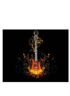 Buy Guitar Vinyl Self Adhesive Wall Sticker Multicolour 80x60cm in Egypt