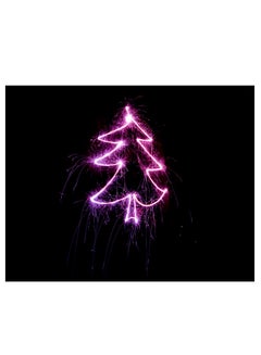 Buy Christmas Tree Vinyl Self Adhesive Wall Sticker Multicolor 80x60cm in Egypt