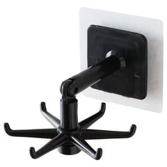 Buy Multifunctional 360°Rotating And Folding Hook Kitchen Shelf black 7*7.5*11cm in UAE