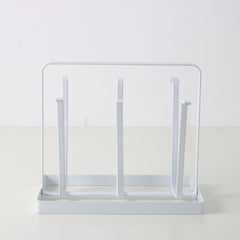 Buy Water Drain Shelf Cup Holder white 20*16.5*13cm in Saudi Arabia