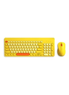 Buy Keyboard And Mouse Set Yellow in UAE