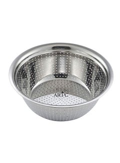 Buy Stainless Steel Food Strainer Silver 36centimeter in UAE