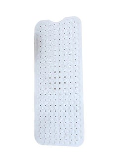 Buy Bathtub Anti-Slip Mat Real White 100x40cm in UAE