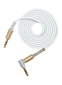 Buy Stereo AUX To AUX Audio Cable White in Egypt