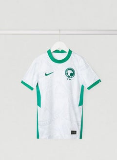 اشتري Saudi Arabia Stadium Jersey T-Shirt White/Wolf Grey/Lucid Green في مصر