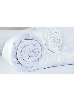 Buy MICROFIBER DUVET KING SIZE 260X230CM BY ARTEXO Polyester White in UAE