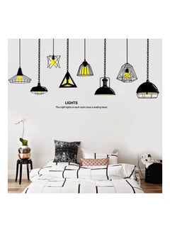 Buy Chandelier Bedroom Living Room Wall Sticker Multicolour 90x60cm in Egypt