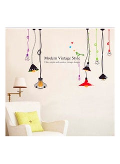 Buy Light Bulb Porch Corridor Aisle Restaurant Window Wall Sticker Multicolour 60x90cm in Egypt