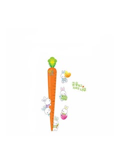 Buy DIY Children Grows Up Height Measurement Growth Chart Measures Cartoon Carrot Rabbits Wall Sticker Multicolour 70x50cm in Egypt