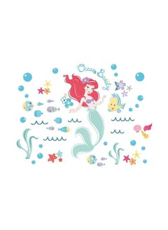 Buy Mermaid Children's Room Kindergarten Background Wall Decoration Wallpaper Multicolour 85x65cm in Egypt