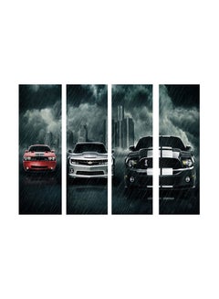 Buy Cars Waterproof Canvas Fabric Tableau Multicolour 140x85cm in Egypt