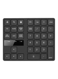Buy Portable Wireless Numeric Keyboard Black in UAE