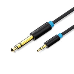 Buy 3.5mm to 6.5mm Audio Cable Black in Saudi Arabia