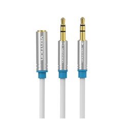 Buy 3.5mm Audio Extension Cable White in UAE