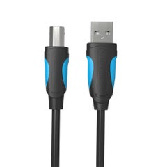 اشتري كابل طابعة من منفذ USB2.0 ذكر إلى ذكر أسود في الامارات