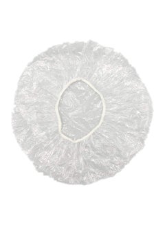 Buy 125-Piece Disposable Shower Caps Clear 5grams in Saudi Arabia