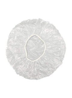 Buy 100-Piece Disposable Shower Caps Clear 5grams in UAE