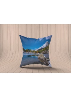 Buy Decorative Printed  Cushion Cover Fabric Fabric Multicolour in Egypt