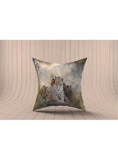 Buy Decorative Printed Cushion Cover Fabric Multicolour in Egypt
