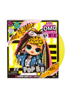 Buy Omg Remix Pop Bb Fasihon Doll 25 Surprises With Music And Unique Fashion Combos 31.75x32.39x25.4cm in UAE