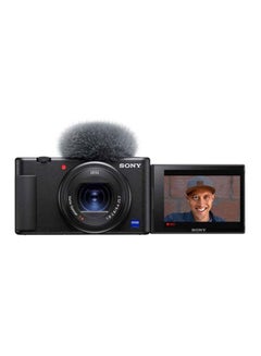 اشتري كاميرا التوجيه والتصوير ZV-1 للمدونين بدقة 20.1 ميجابكسل وتكبير بمقدار 2.7 مرة وشاشة لمس متغيرة الزوايا وخاصيتيّ واي فاي وبلوتوث مدمجتين في الامارات
