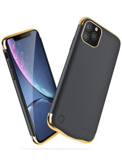 Buy 6000.0 mAh Wireless Protective Charging Case Cover For Apple iPhone 11 Pro Black in UAE