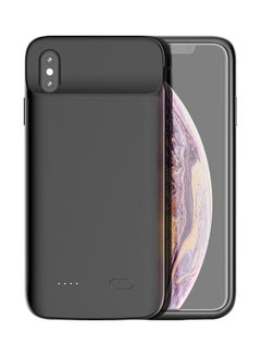 Buy 5000.0 mAh Wireless Protective Charging Case Cover For Apple iPhone Xs MAX Black in UAE