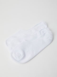 Buy 5-Pair Basic Short Socks Set White in Saudi Arabia
