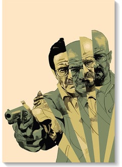 Buy Walter White Breaking Bad Series Wall Art Multicolour 40x60cm in Saudi Arabia