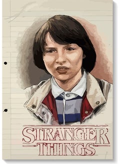 اشتري لوحة فنية بتصميم شخصية مايك من مسلسل "Stranger Things" متعدد الألوان 40x60سم في السعودية