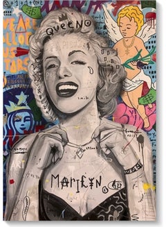 Buy Marilyn Monroe Wall Art multicolour 40x60cm in UAE