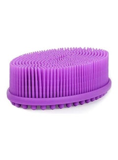 Buy Body Brush for Wet and Dry Skin Purple 12.2inch in Saudi Arabia